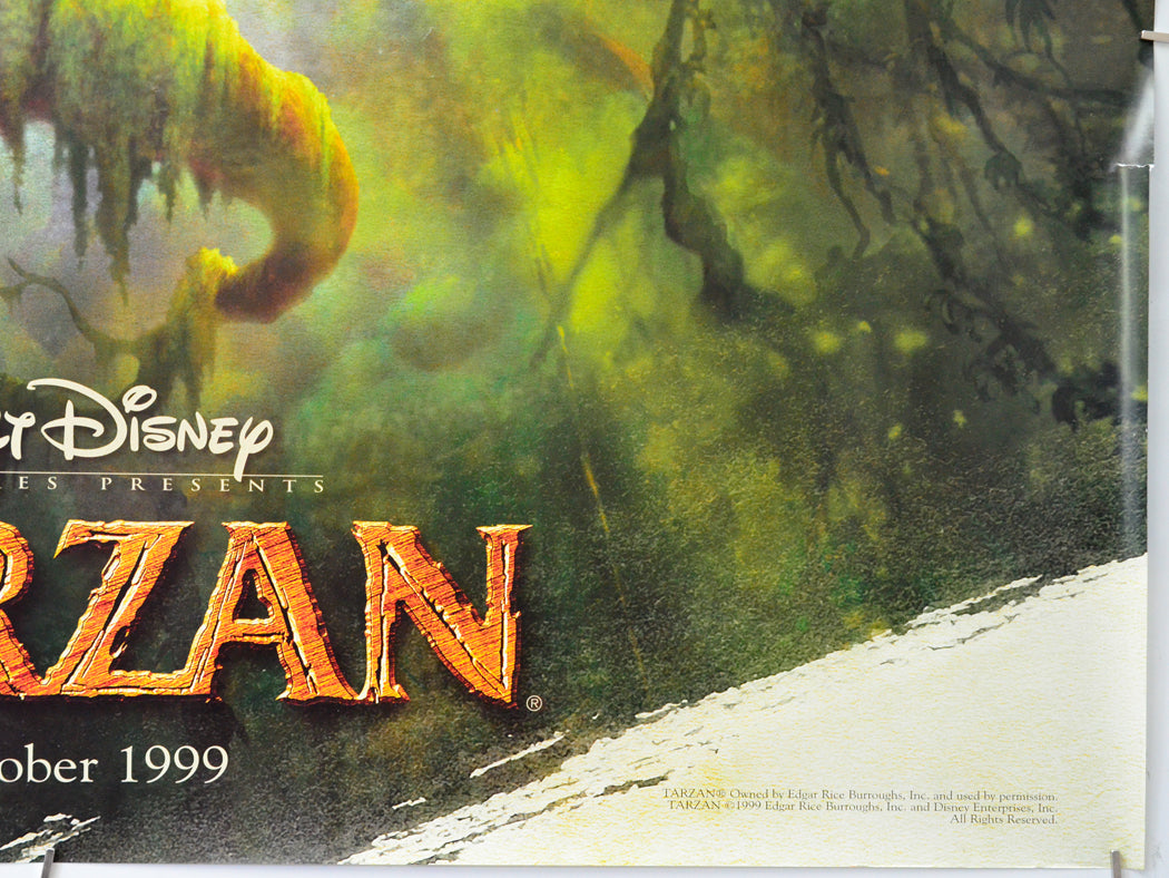 Tarzan (Bottom Right) Cinema Quad Movie Poster 