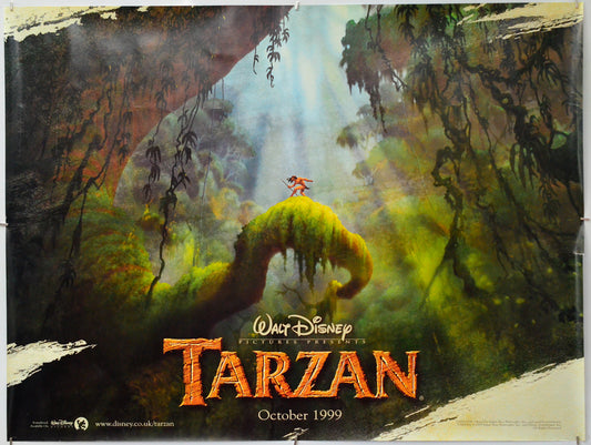 Tarzan - Original Quad Poster - Film Poster - Movie Poster