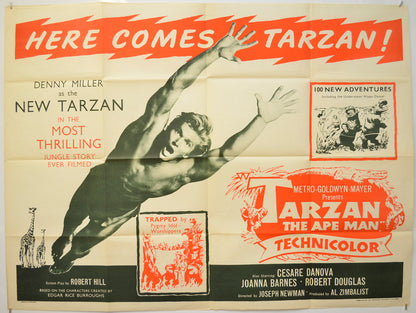 Tarzan The Ape Man Original Quad Poster - Film Poster - Movie Poster  