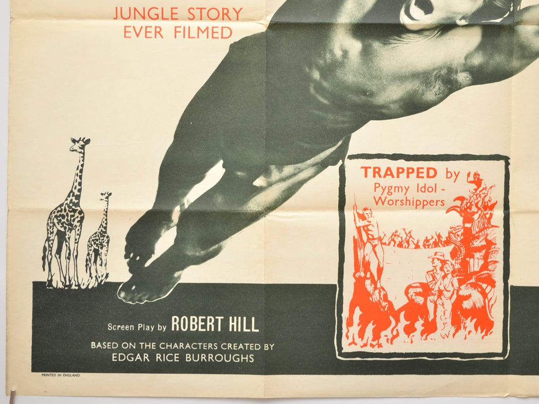 TARZAN THE APE MAN (Bottom Left) Cinema Quad Movie Poster 