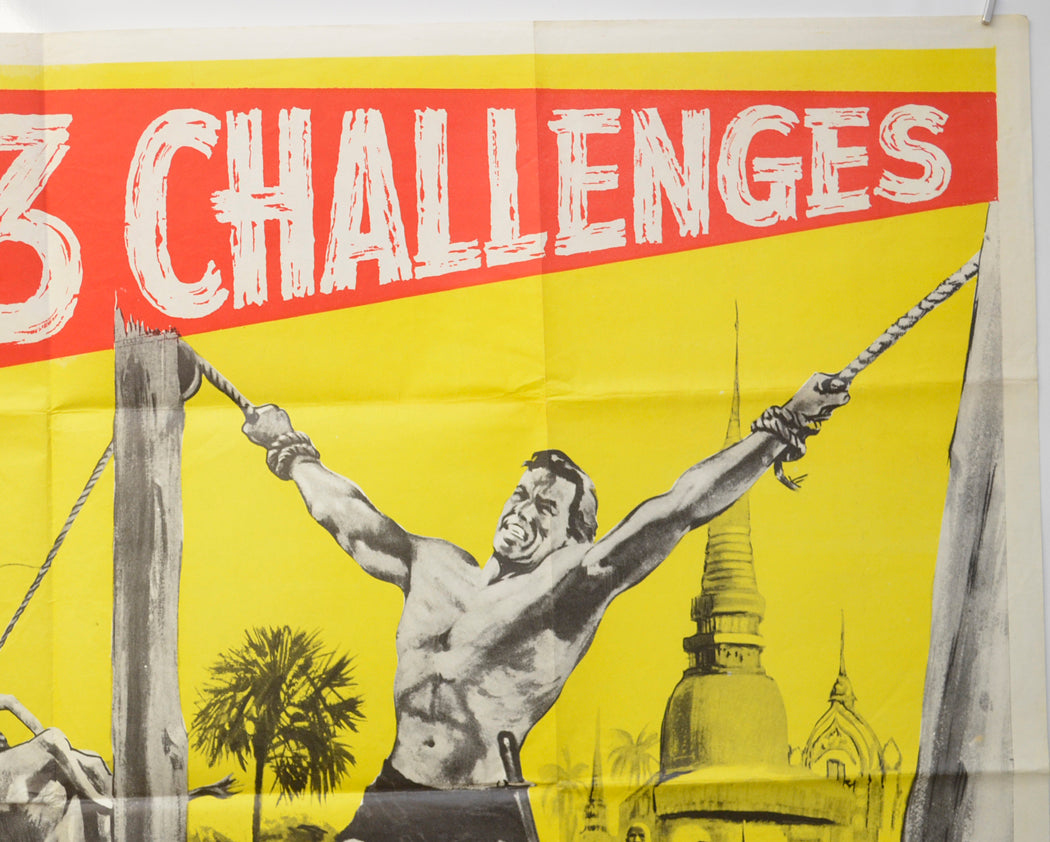 TARZAN’S THREE CHALLENGES (Top Right) Cinema Quad Movie Poster 