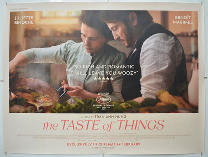 The Taste of Things (a.k.a. La passion de Dodin Bouffant) Original Quad Poster - Film Poster - Movie Poster 