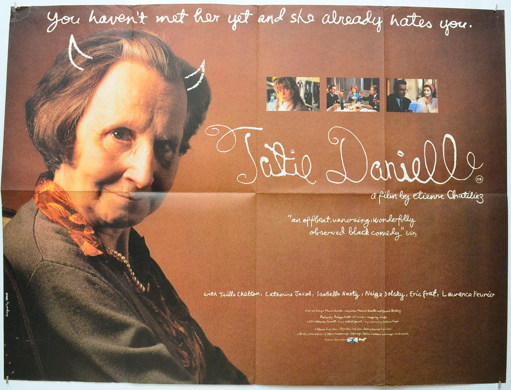 Tatie Danielle Original Quad Poster - Film Poster - Movie Poster