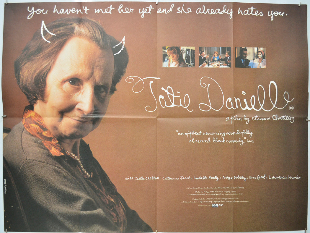 Tatie Danielle - Original Quad Poster - Film Poster - Movie Poster