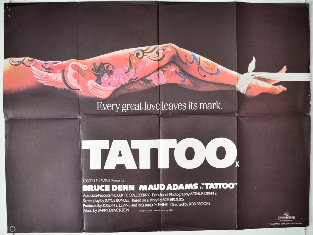 Tattoo Original British Quad Poster - Movie Poster