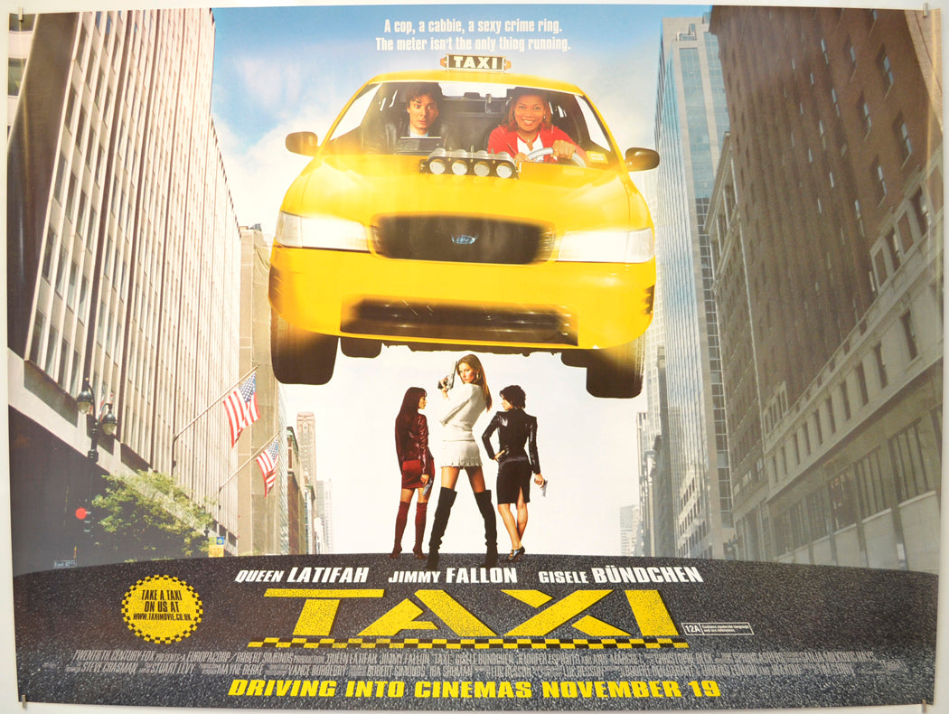 Taxi Original Quad Poster - Film Poster - Movie Poster  