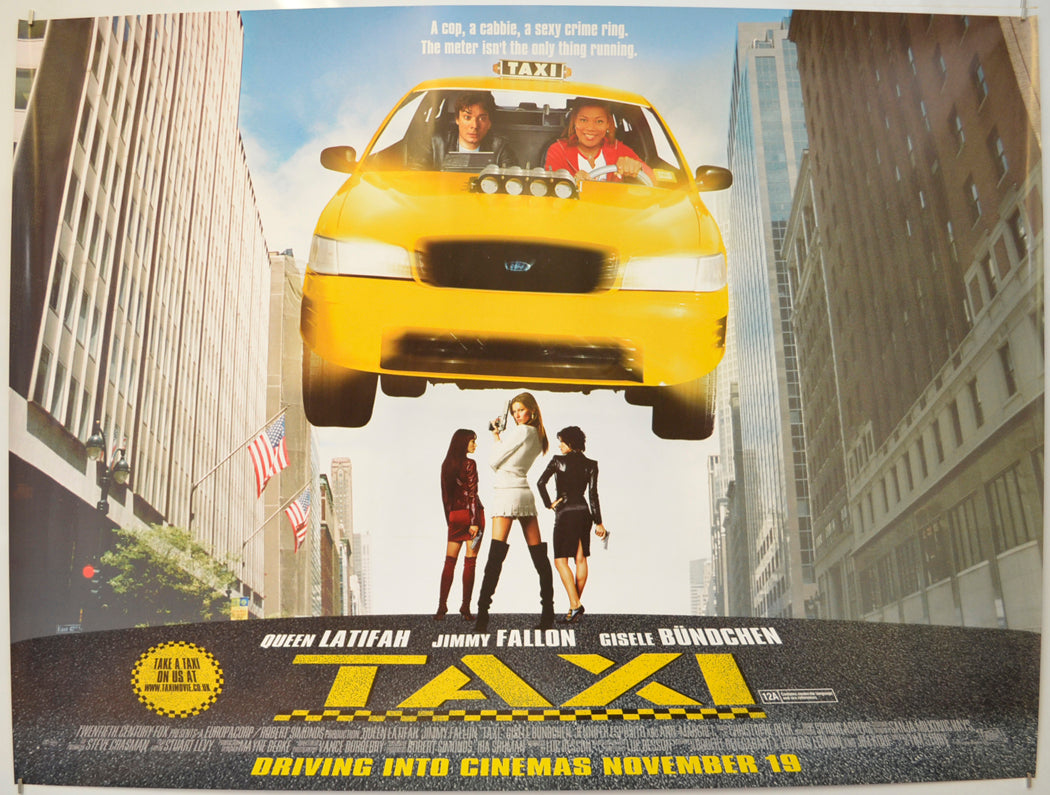 Taxi Original Quad Poster - Film Poster - Movie Poster  