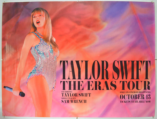 Taylor Swift - The Eras Tour Original Quad Poster - Film Poster - Movie Poster 