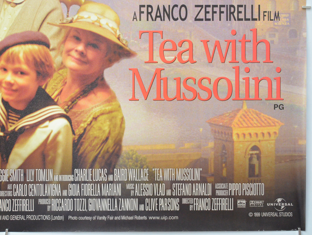 TEA WITH MUSSOLINI (Bottom Right) Cinema Quad Movie Poster 