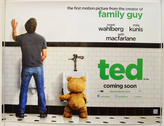 Ted Original Quad Poster - Film Poster - Movie Poster  