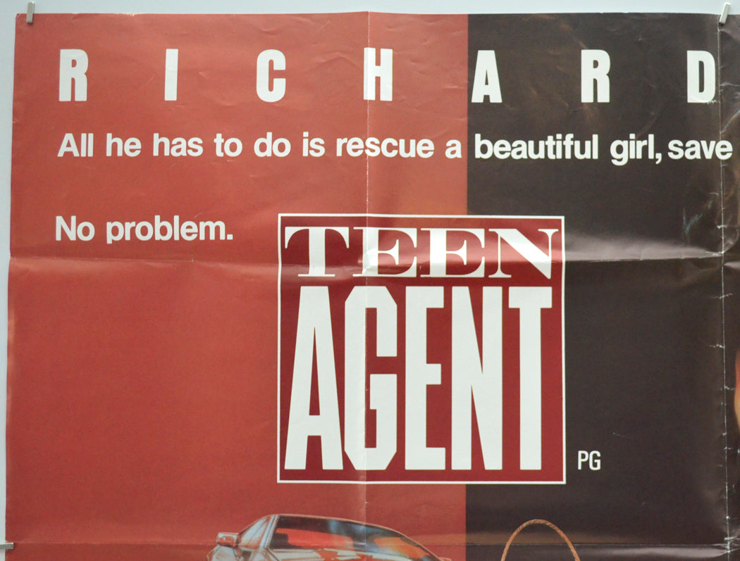 TEEN AGENT (Top Left) Cinema Quad Movie Poster 