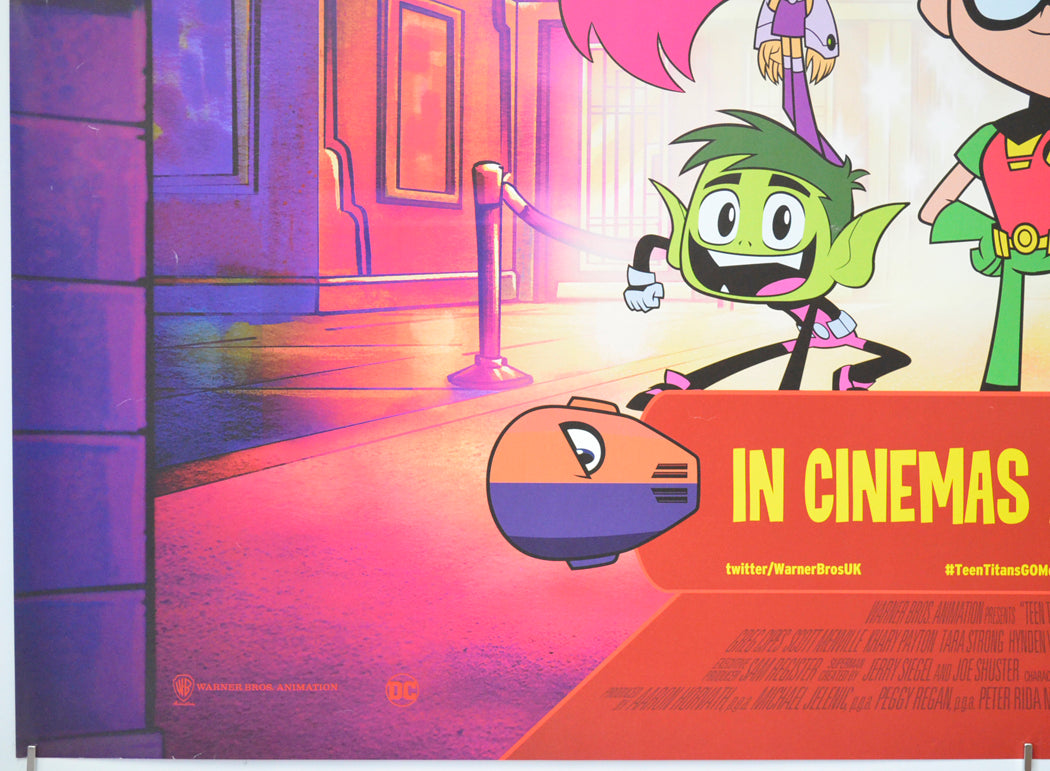 TEEN TITANS GO TO THE MOVIES (Bottom Left) Cinema Quad Movie Poster 