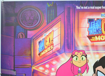 TEEN TITANS GO TO THE MOVIES (Top Left) Cinema Quad Movie Poster 