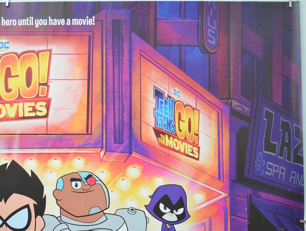 TEEN TITANS GO TO THE MOVIES (Top Right) Cinema Quad Movie Poster 