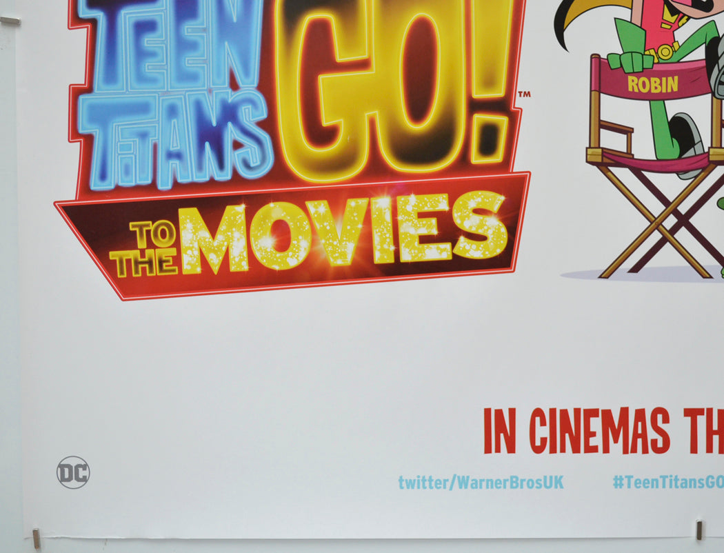 TEEN TITANS GO TO THE MOVIES (Bottom Left) Cinema Quad Movie Poster 