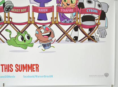 TEEN TITANS GO TO THE MOVIES (Bottom Right) Cinema Quad Movie Poster 