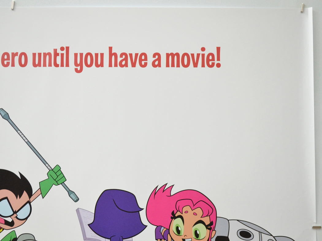 TEEN TITANS GO TO THE MOVIES (Top Right) Cinema Quad Movie Poster 