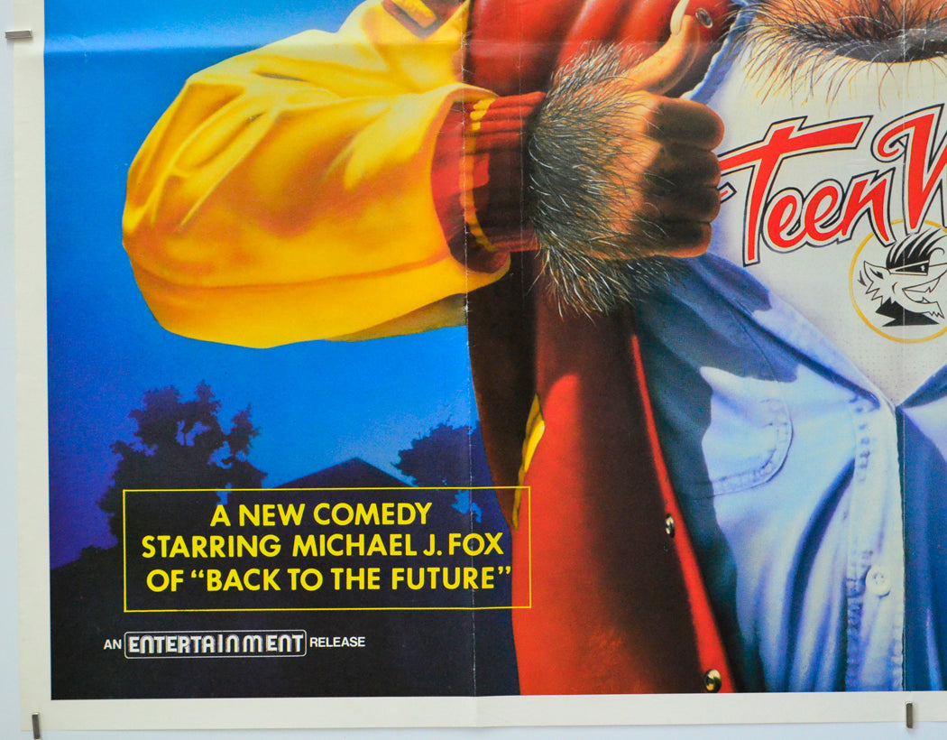 Teen Wolf (Bottom Left) Cinema Quad Movie Poster 