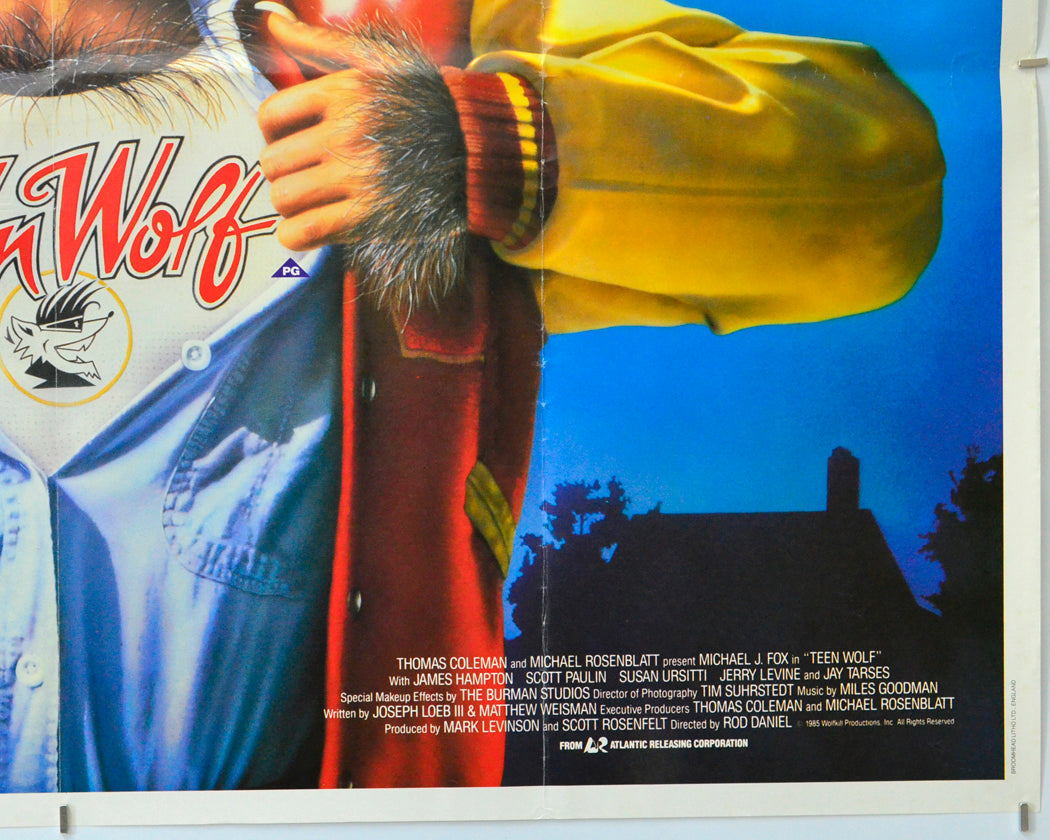 Teen Wolf (Bottom Right) Cinema Quad Movie Poster 