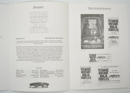 TEENAGE MUTANT NINJA TURTLES Cinema Exhibitors Campaign Pressbook - INSIDE 