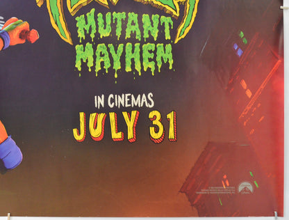 TEENAGE MUTANT NINJA TURTLES - MUTANT MAYHEM (Bottom Right) Cinema Quad Movie Poster 