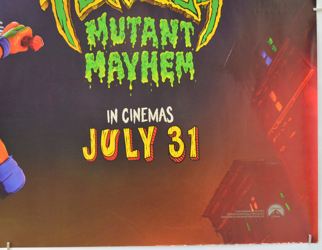 TEENAGE MUTANT NINJA TURTLES - MUTANT MAYHEM (Bottom Right) Cinema Quad Movie Poster 