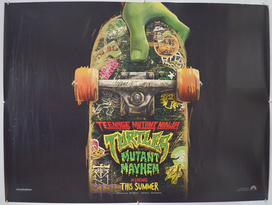 Teenage Mutant Ninja Turtles - Mutant Mayhem (Teaser / Advance Version) Original Quad Poster - Film Poster - Movie Poster