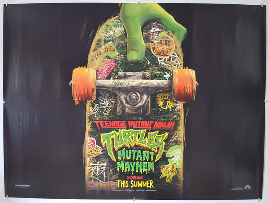 Teenage Mutant Ninja Turtles - Mutant Mayhem (Teaser / Advance Version) Original Quad Poster - Film Poster - Movie Poster 