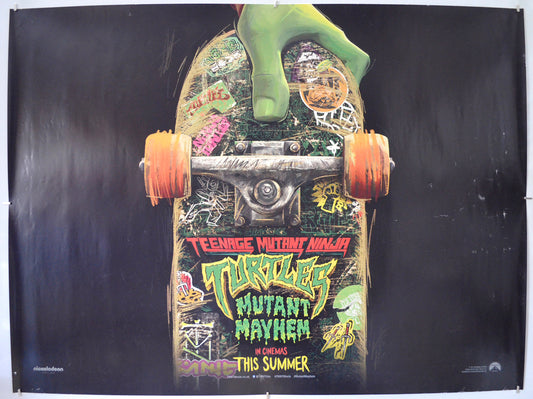 Teenage Mutant Ninja Turtles - Mutant Mayhem (Teaser / Advance Version) Original Quad Poster - Film Poster - Movie Poster 