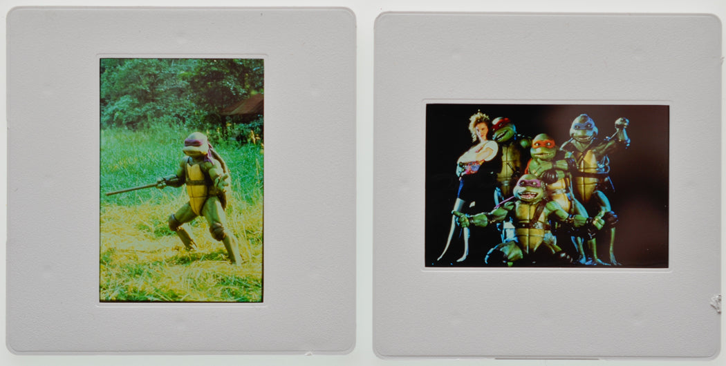 Teenage Mutant Ninja Turtles (Slides 1 and 2) Original 35mm Slides - Cinema Press Slides