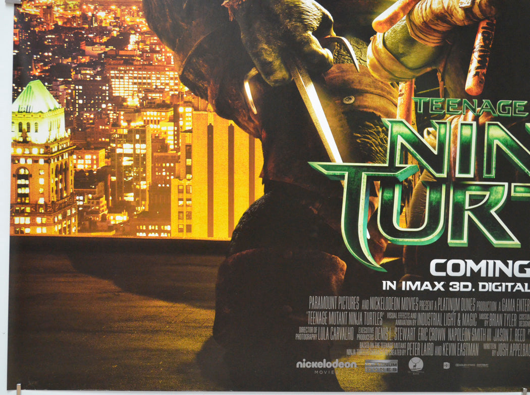 Teenage Mutant Ninja Turtles (Bottom Left) Cinema Quad Movie Poster 