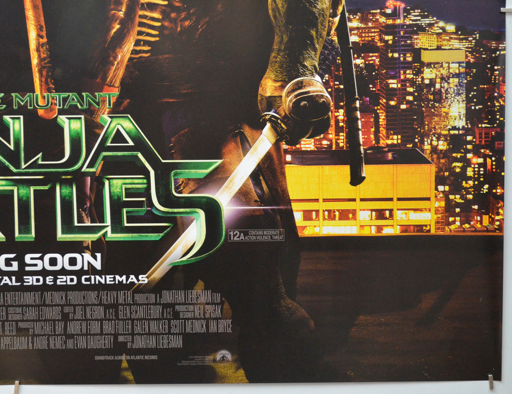 Teenage Mutant Ninja Turtles (Bottom Right) Cinema Quad Movie Poster 