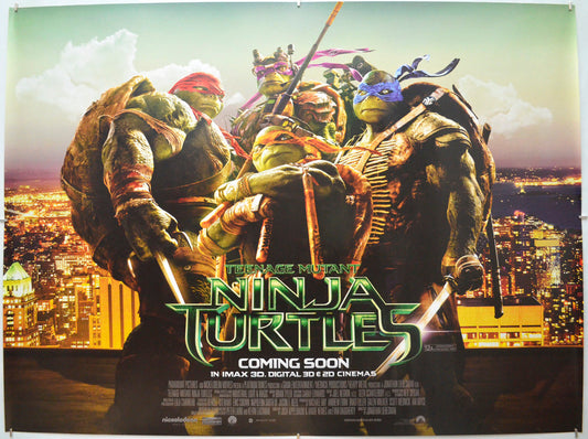 Teenage Mutant Ninja Turtles - Original Quad Poster - Film Poster - Movie Poster