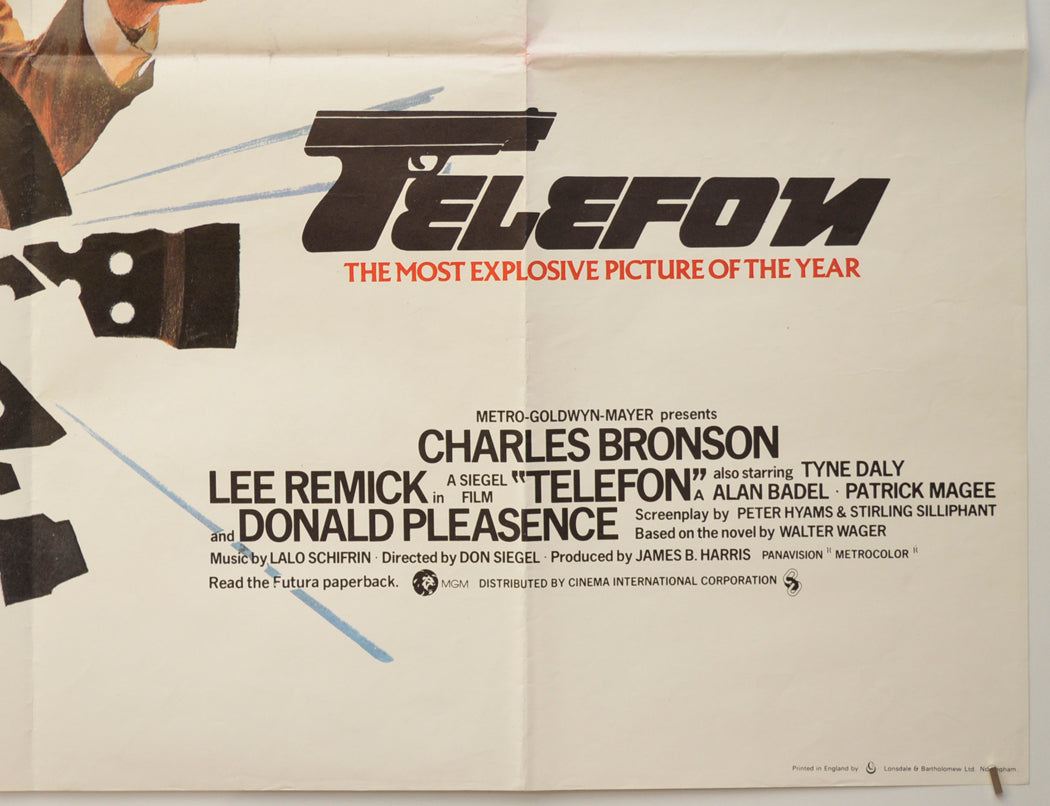 TELEFON (Bottom Right) Cinema Quad Movie Poster 