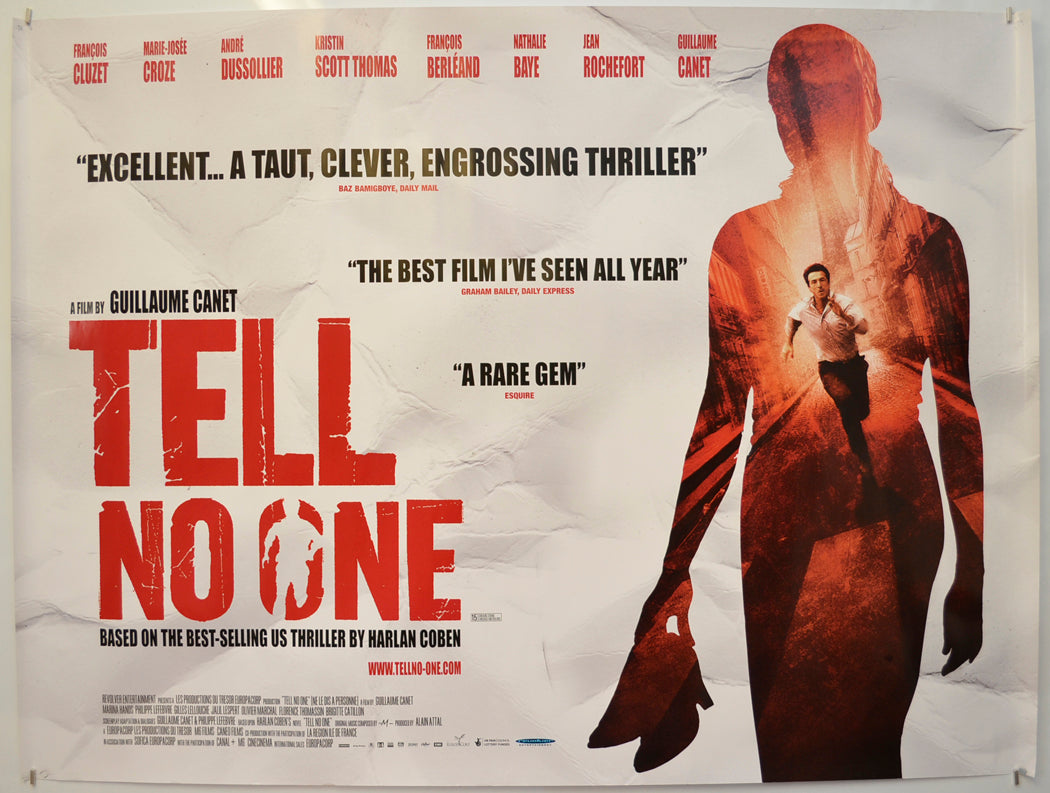 Tell No One  (a.k.a. Ne Le Dis À Personne) Original Quad Poster - Film Poster - Movie Poster  