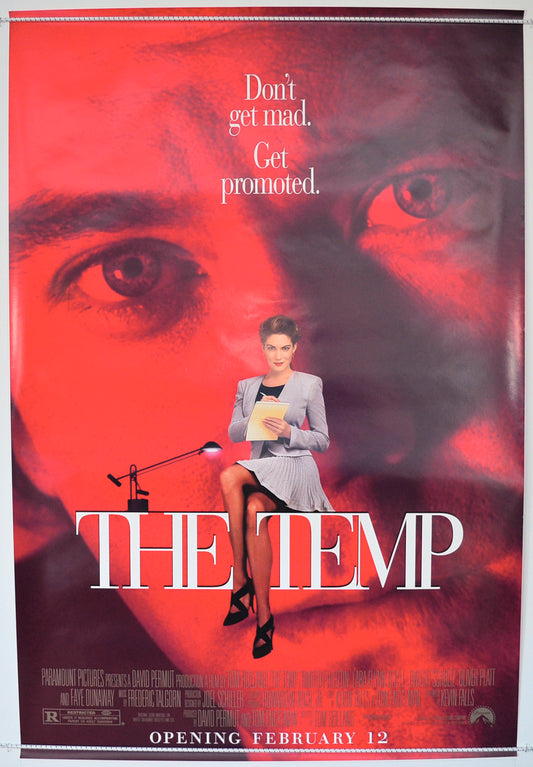 The Temp  Original One Sheet Poster - Film Poster - Movie Poster 