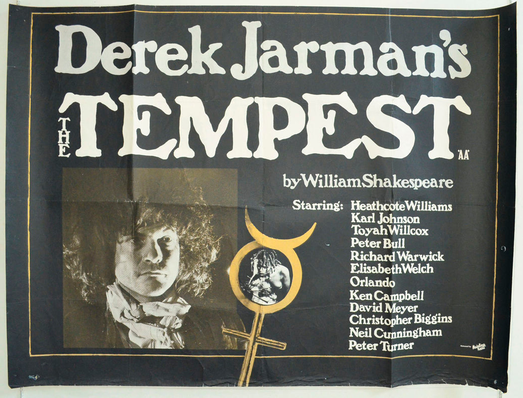 The Tempest Original British Quad Poster - Film Poster - Movie Poster 