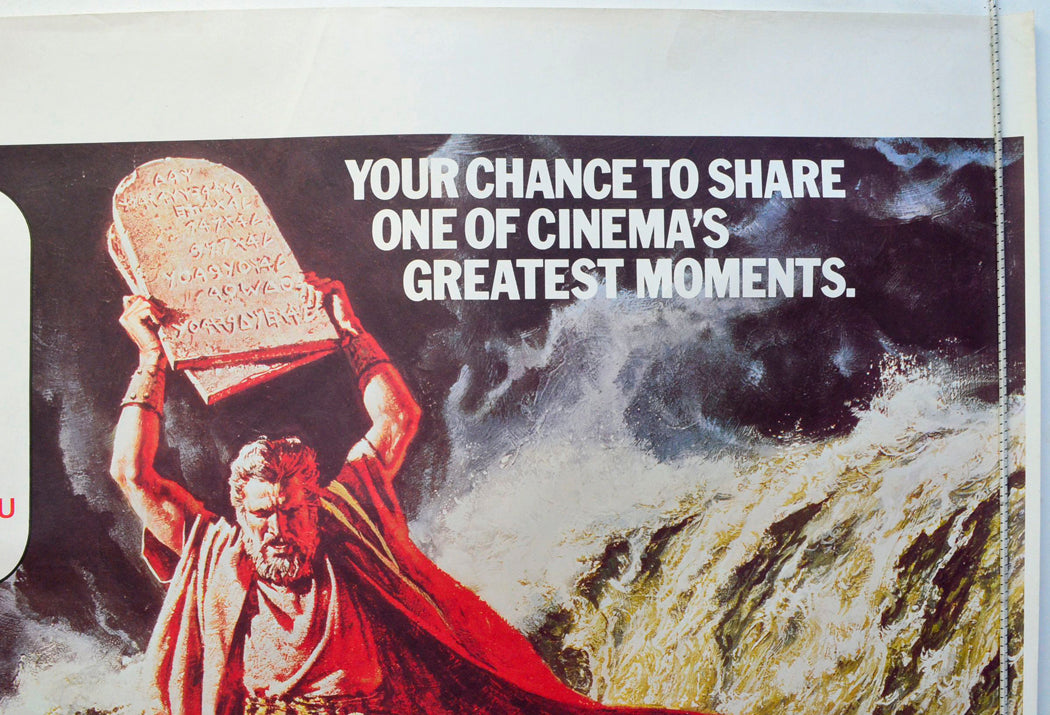 THE TEN COMMANDMENTS (Top Right) Cinema Quad Movie Poster 