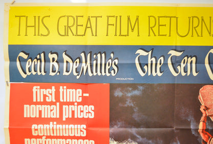 THE TEN COMMANDMENTS (Top Left) Cinema Quad Movie Poster 