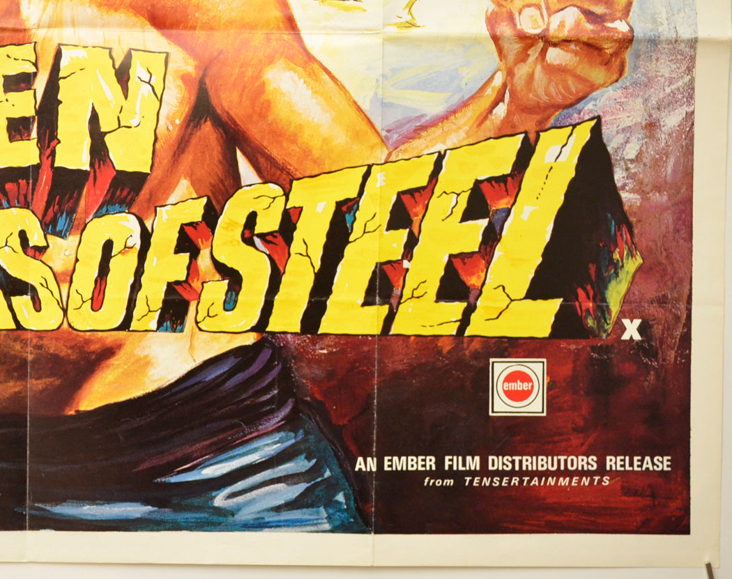 TEN FINGERS OF STEEL (Bottom Right) Cinema Quad Movie Poster 