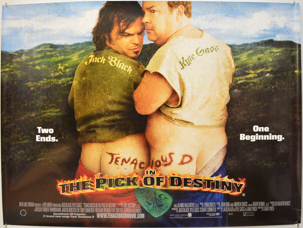 Tenacious D In The Pick Of Destiny Original Quad Poster - Film Poster - Movie Poster  