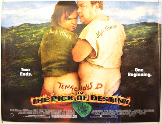 Tenacious D In The Pick Of Destiny Original Quad Poster - Film Poster - Movie Poster