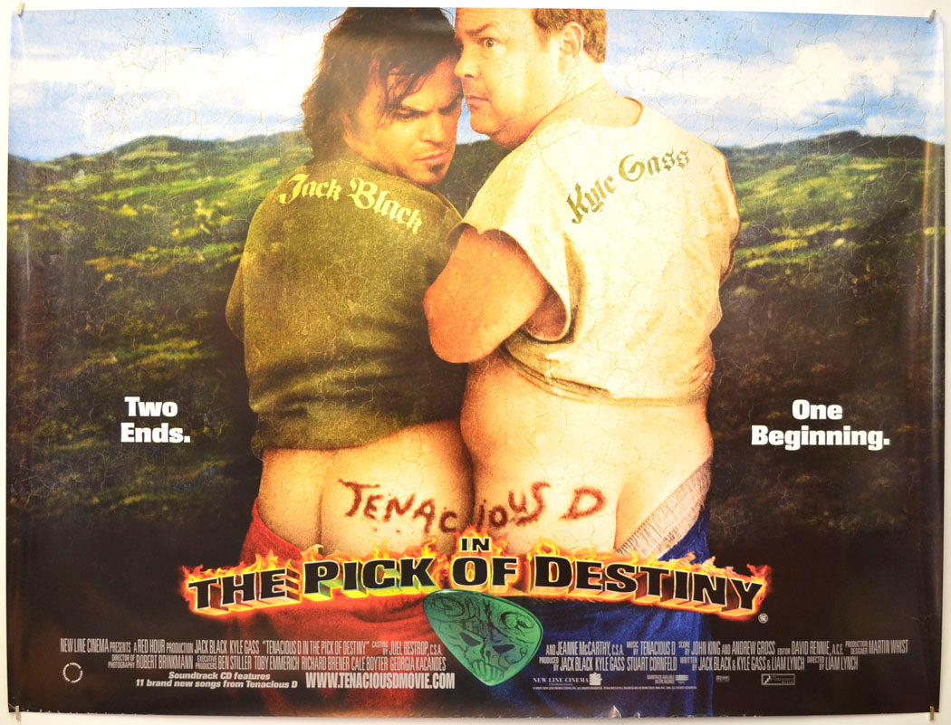 Tenacious D In The Pick Of Destiny Original Quad Poster - Film Poster - Movie Poster