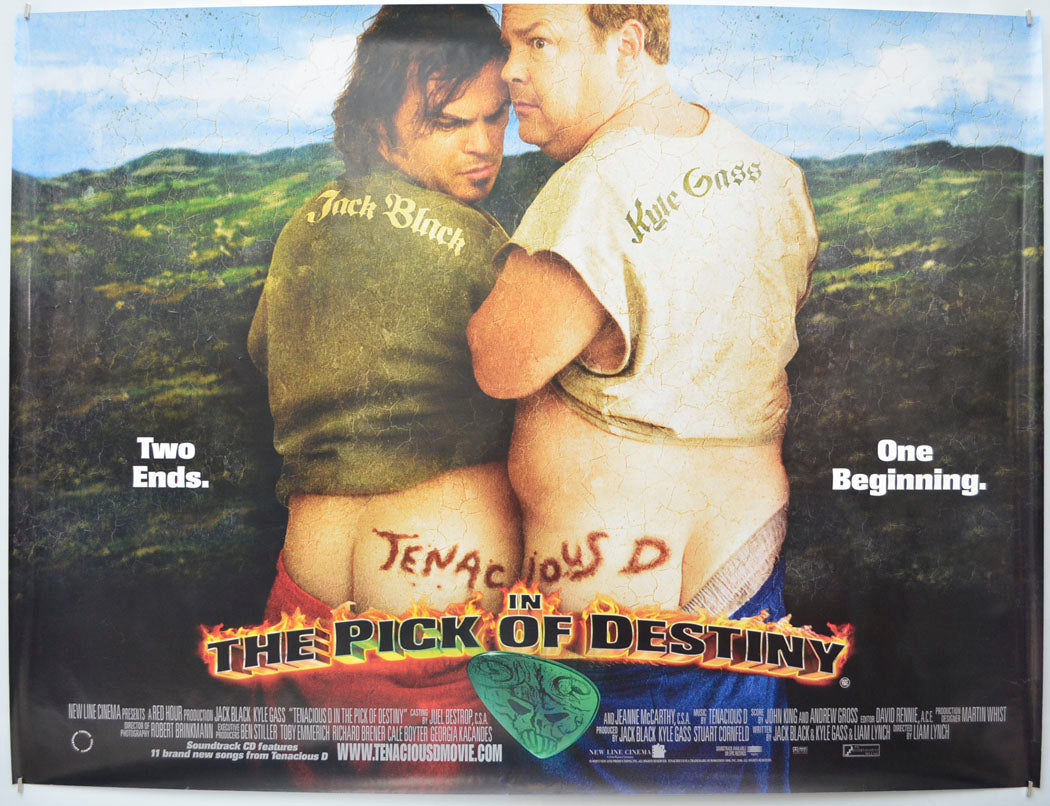 Tenacious D In The Pick Of Destiny Original Quad Poster - Film Poster - Movie Poster