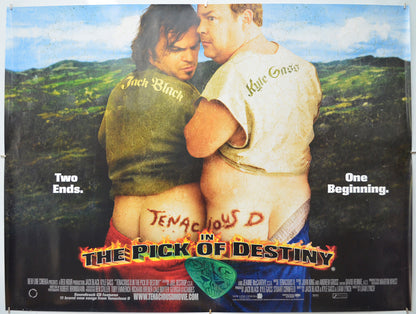 Tenacious D In The Pick Of Destiny Original Quad Poster - Film Poster - Movie Poster  