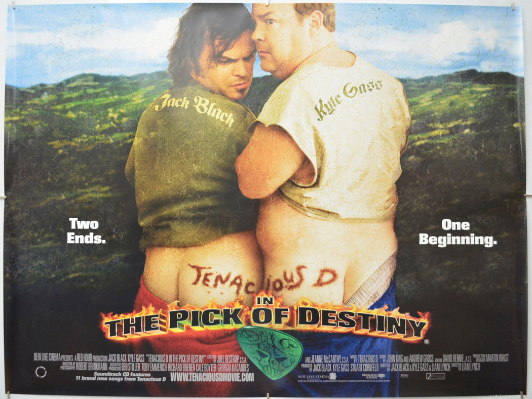 Tenacious D In The Pick Of Destiny Original Quad Poster - Film Poster - Movie Poster