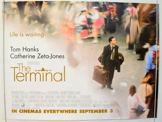 The Terminal  Original British Quad Poster - Film Poster - Movie Poster