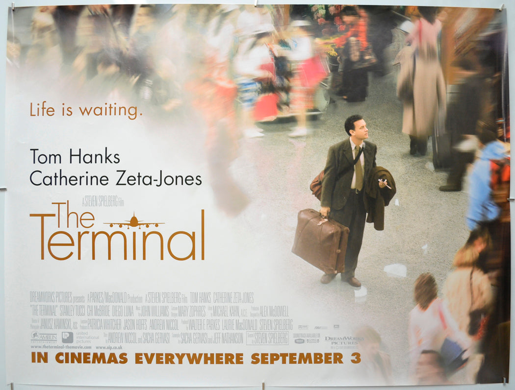 The Terminal - Original Quad Poster - Film Poster - Movie Poster