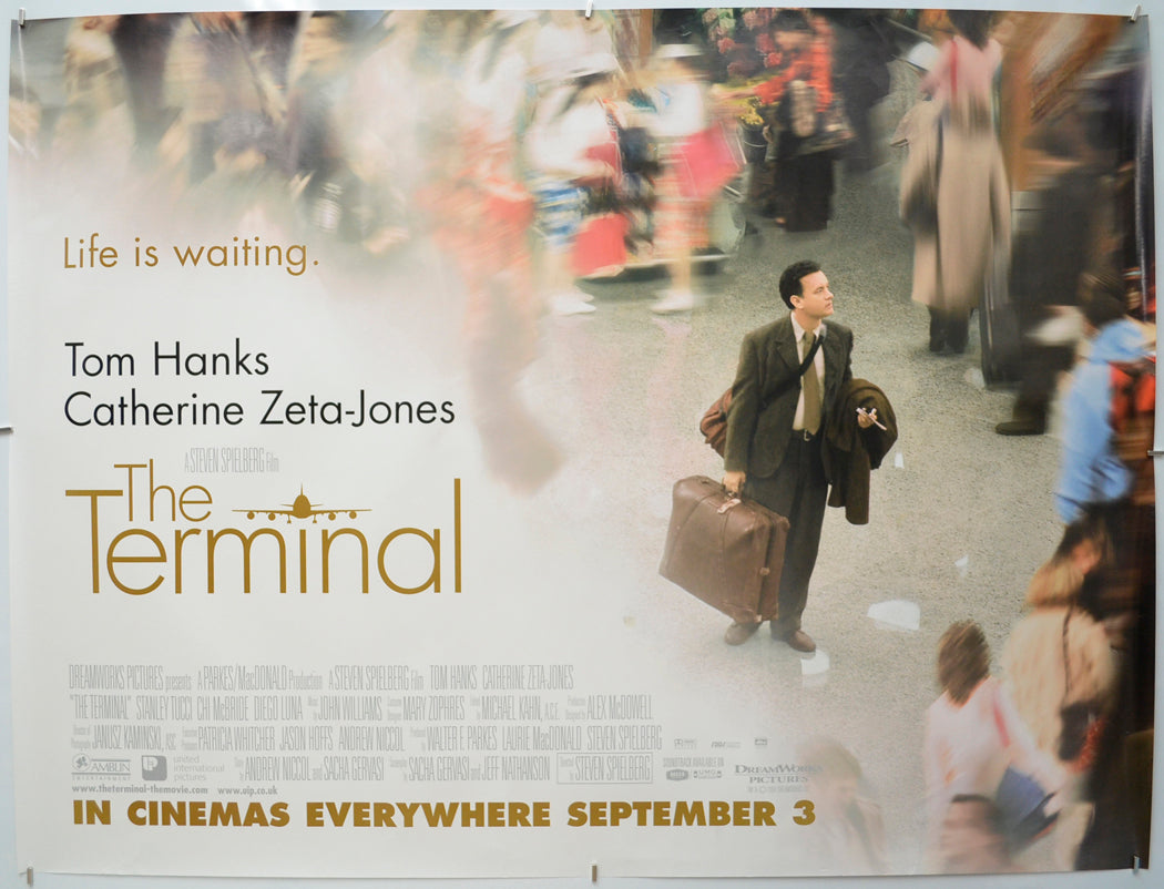 The Terminal - Original Quad Poster - Film Poster - Movie Poster