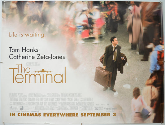 The Terminal Original Quad Poster - Film Poster - Movie Poster  